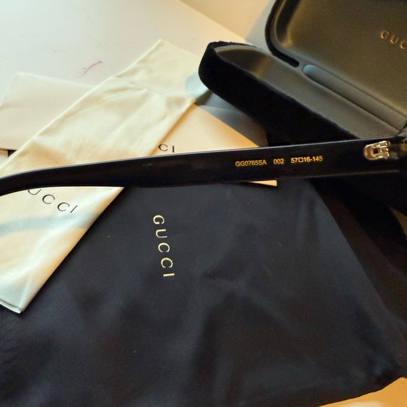 Gucci Black Sunglasses Women's Sunglasses, GG0765Sa - Picture 10 of 11